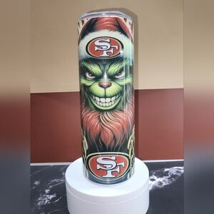 Christmas S.F.49er Grinch "Bangers" 20oz Tumbler
